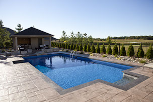 Blue Crystal Clear Swimming Pool